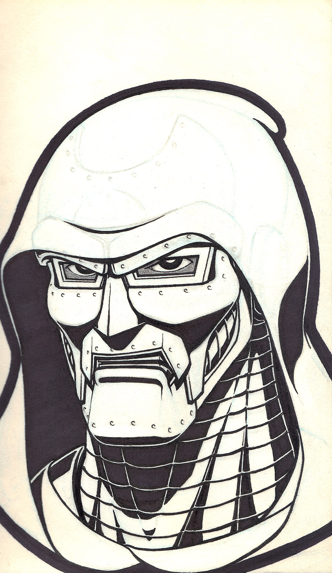 Doom ink sketch