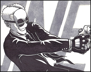 Renato Jones ink drawing