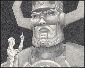 Silver Surfer and Galactus: the Resignation Cosmic
